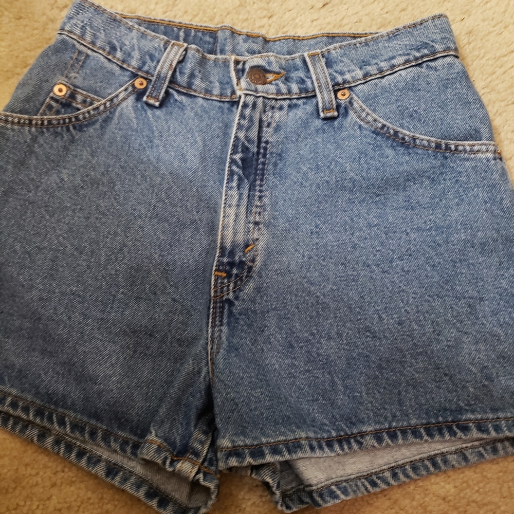 Levi's Shorts vintage 90'S orange tag.